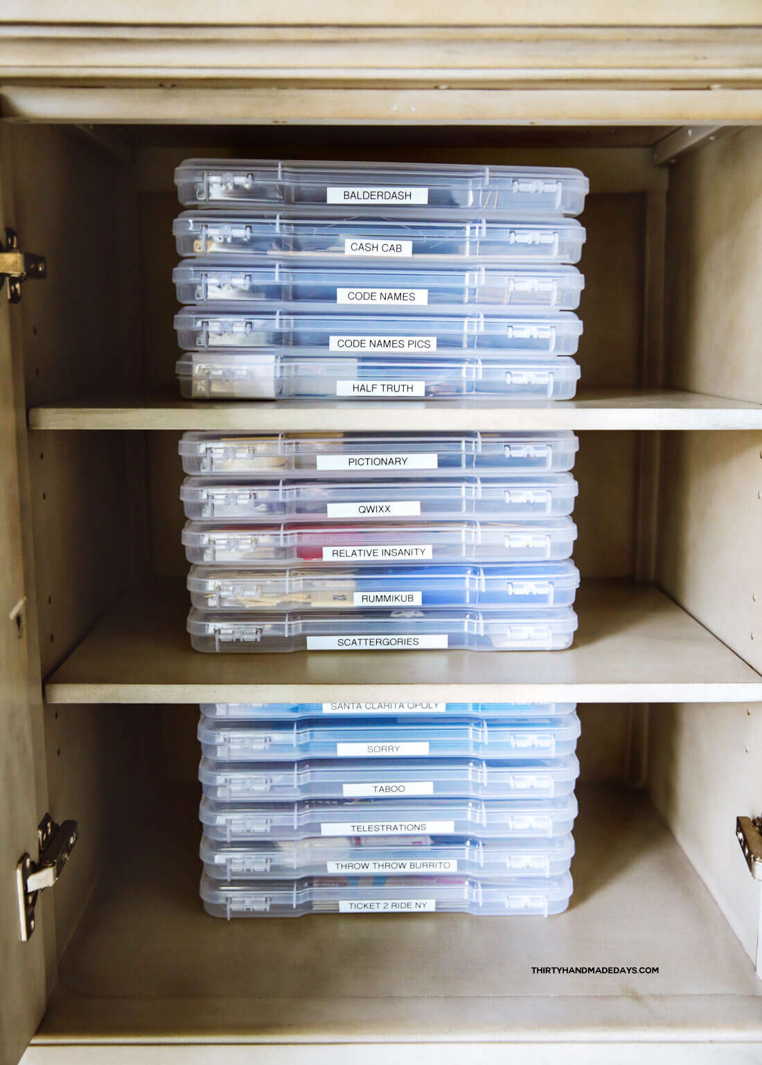 Medicine Cabinet Organizer from 30daysblog