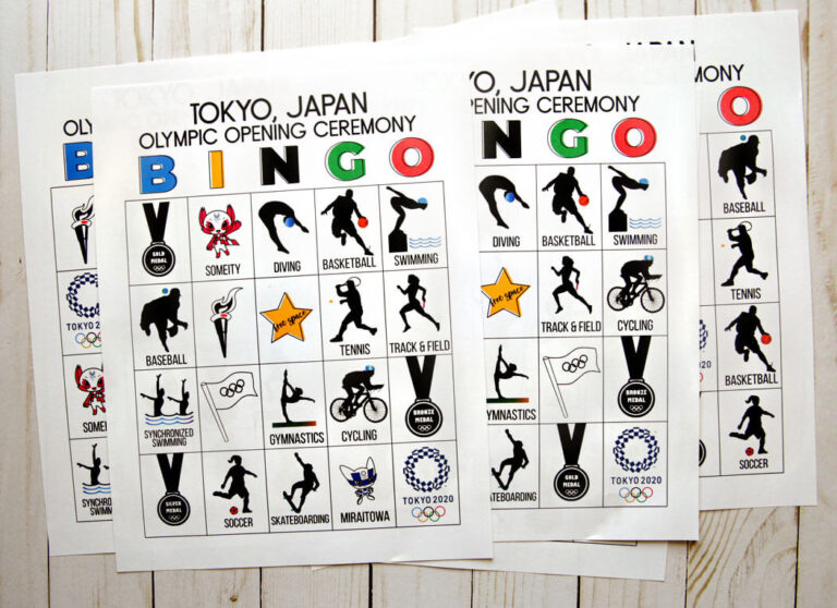 Olympics Opening Ceremony BINGO for Japan from 30daysblog