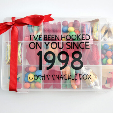 Anniversary gift ideas - snackle box