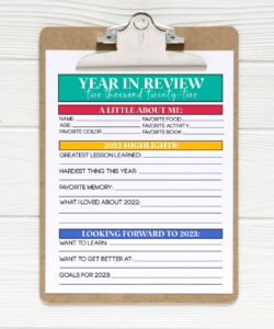 New Year Resolution for Kids 2021-2022 from 30daysblog